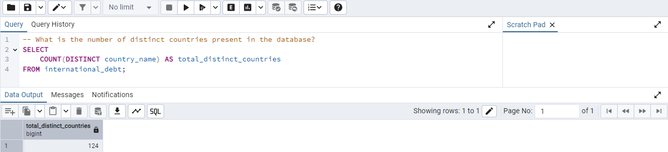 SQL Query 1 & Result